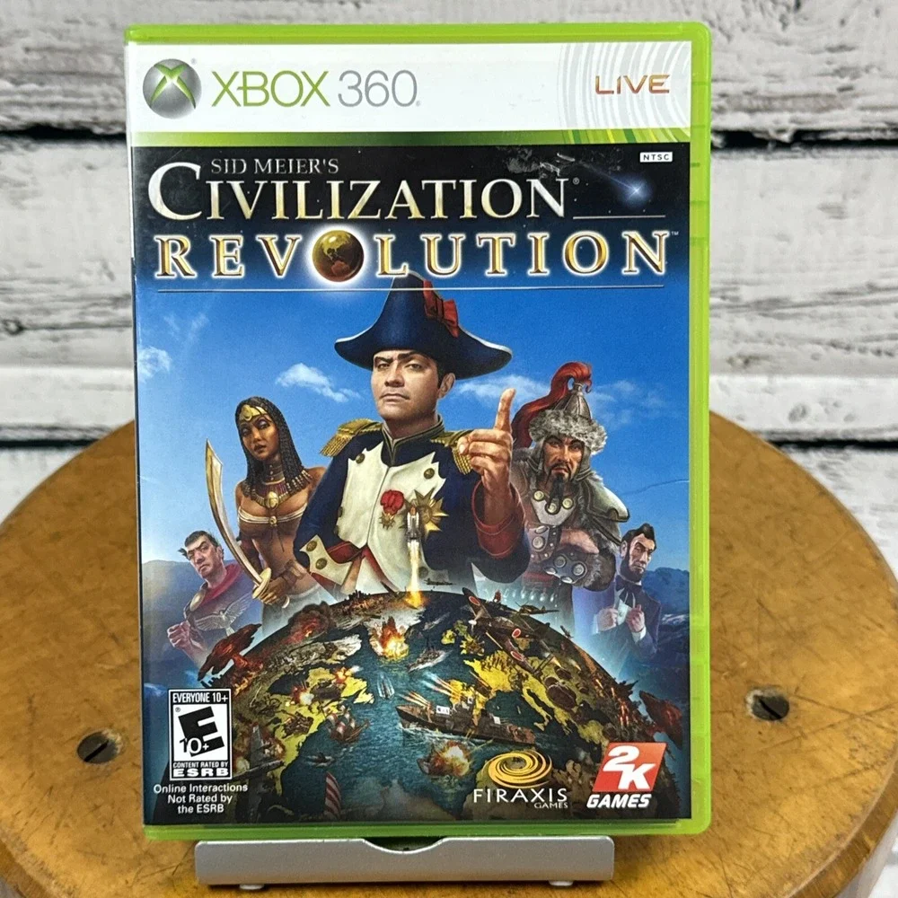 Sid Meier's Civilization Revolution Xbox 360 Game Complete With Case
